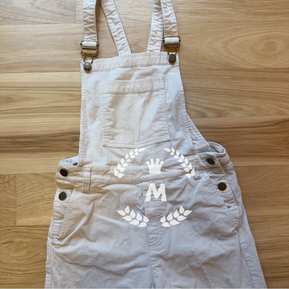 J. Crew Girls' straight-leg corduroy overalls Size:12 - Picture 3 of 10